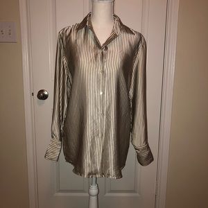 Vintage Silky Button Down